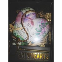 Load image into Gallery viewer, Artistic Spiritual Hearts and Cross
