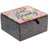 Load image into Gallery viewer, Love Bravely Jewelry Box
